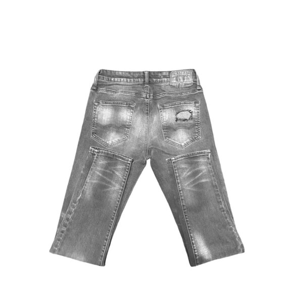 American Eagle Black Distressed Jeans Men's 28x30 Extreme Flex Skinny - Picture 7 of 12